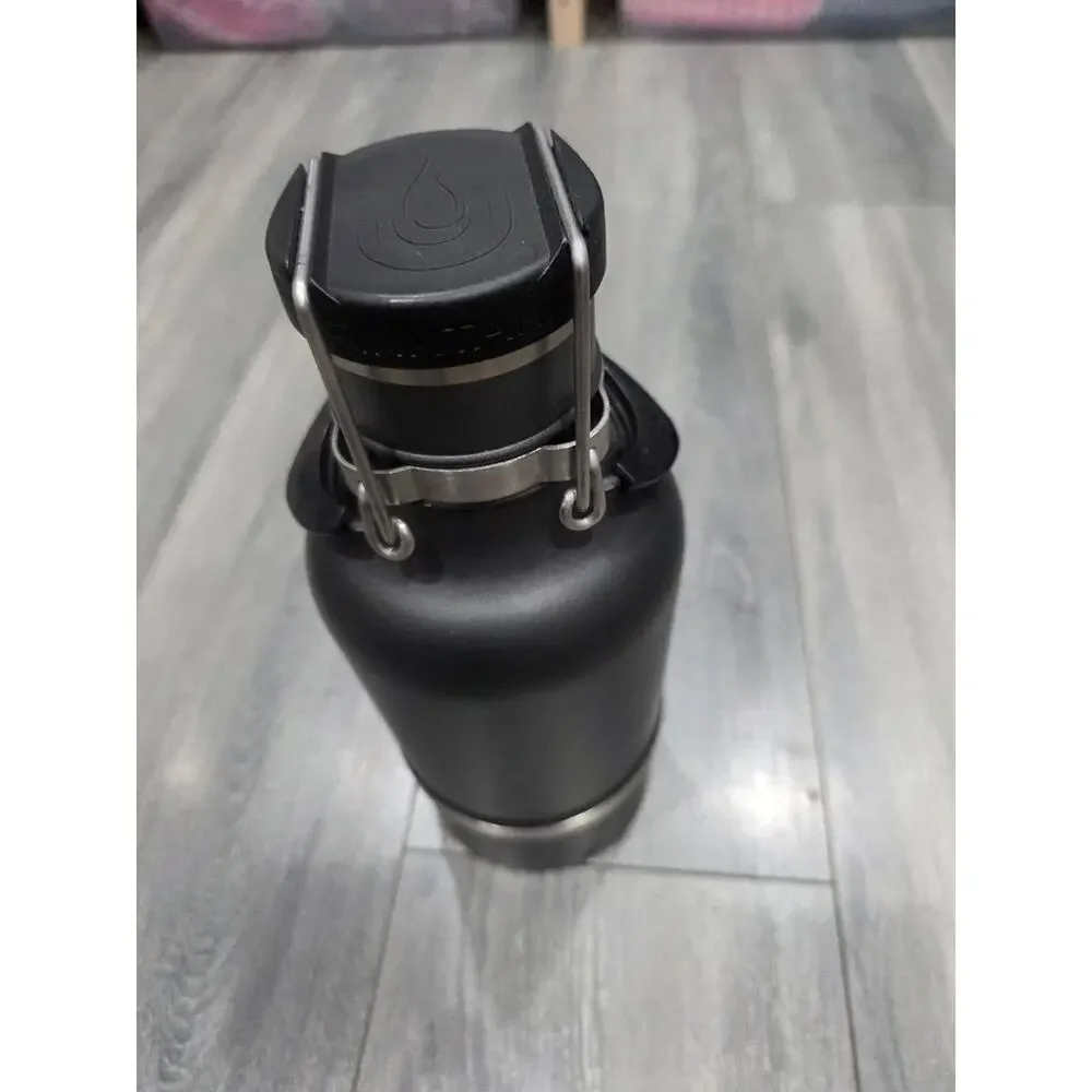 Drink Tanks Black 64oz Stainless Steel Insulated Growler Camping Outdoor termos